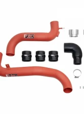 Injen Wrinkle Red Intercooler Pipes for Ford Bronco L4-2.3L Turbo 2021-2024                                     - SES9300ICPWR - Image 6