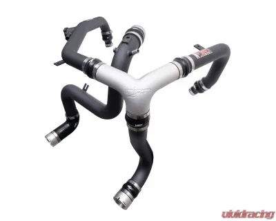 Injen Wrinkle Black Intercooler Pipes for Ford Bronco V6-2.7L Twin Turbo 2021-2024 - SES9301ICPWB