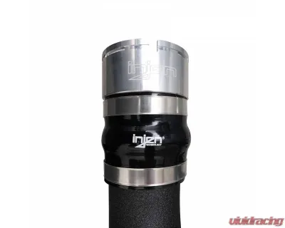 Injen Wrinkle Black Intercooler Pipes for Ford Bronco V6-2.7L Twin Turbo 2021-2024 - SES9301ICPWB