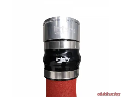 Injen Wrinkle Red Intercooler Pipes for Ford Bronco V6-2.7L Twin Turbo 2021-2024 - SES9301ICPWR