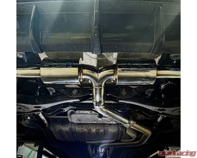 Injen Performance Axle Back Exhaust System w/ Burnt Titanium Tips Hyundai Veloster N L4-2.0L Turbo 2019-2020 - SES1343ABTT