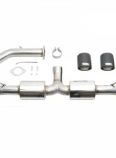 Injen Performance Axle Back Exhaust System w/ Carbon Fiber Tips Hyundai Veloster N L4-2.0L Turbo 2019-2020                                     - SES1343ABCF - Image 6