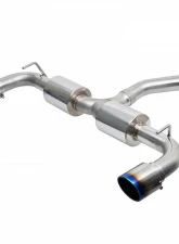 Injen Performance Axle Back Exhaust System w/ Burnt Titanium Tips Hyundai Veloster N L4-2.0L Turbo 2019-2020                                     - SES1343ABTT - Image 2