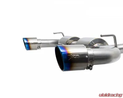 Injen Performance Axle Back Exhaust System w/ Burnt Titanium Tips Hyundai Veloster N L4-2.0L Turbo 2019-2020 - SES1343ABTT