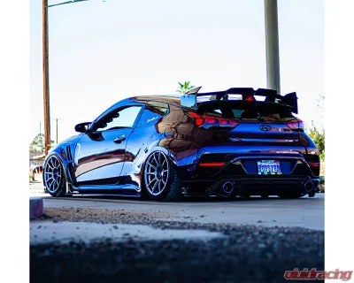 Injen Performance Axle Back Exhaust System w/ Burnt Titanium Tips Hyundai Veloster N L4-2.0L Turbo 2019-2020 - SES1343ABTT