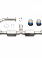 Injen Performance Axle Back Exhaust System w/ Burnt Titanium Tips Hyundai Veloster N L4-2.0L Turbo 2019-2020                                     - SES1343ABTT - Image 7