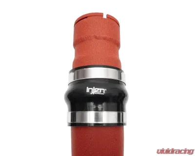 Injen Hot Side Wrinkle Red SES Intercooler Pipes Ford F-250 | F-350 | F-450 | F550 Super Duty V8-6.7L td 2017-2022 - SES9004ICPHWR