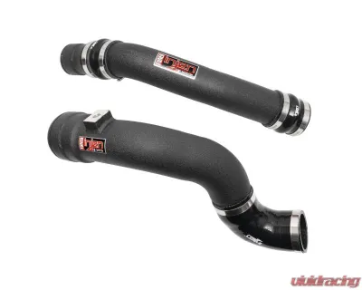 Injen Wrinkle Black SES Intercooler Pipes Ford F-250 | F-350 | F-450 | F550 Super Duty V8-6.7L td 2017-2022 - SES9004ICPWB