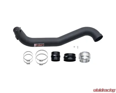 Injen Cold Side Intercooler Pipe Wrinkle Black for Ford F-150 V6 2.7L EcoBoost 2015-2020 - SES9014ICPCWB