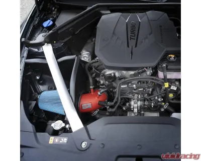 Injen Wrinkle Red SP1352 Short Ram Cold Air Intake System for 2022-2023 Kia Stinger L4-2.5L Turbo - SP1352WR