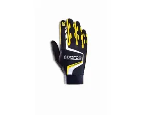Sparco Hypergrip+ Gloves - 11-Large Yellow/Black