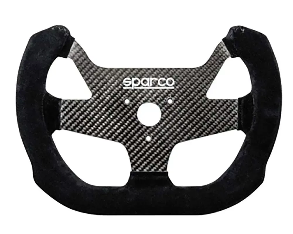 Sparco Steering Wheel F10C Carbon Suede Black - 015PC270SSN