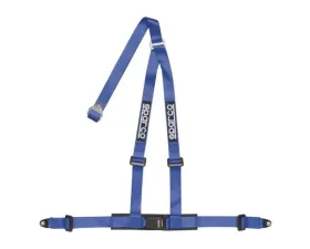 Sparco Blue 2 Inch 3 Point Bolt-In Belt