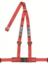Sparco Red 2 Inch 3 Point Bolt-In Belt                                     - 04608BV1RS - Image 2