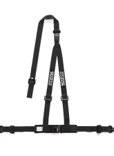 Sparco Black 2 Inch 3 Point Double Release Belt                                     - 04608DF1NR - Image 2