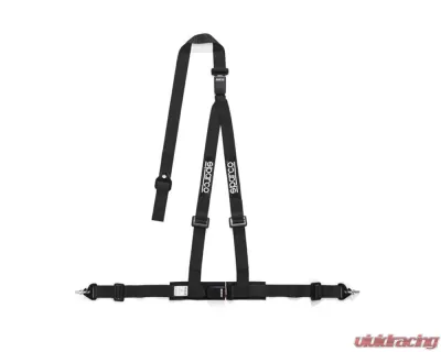 Sparco Black 2 Inch 3 Point Double Release Belt - 04608DF1NR