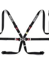 Sparco Black 6 Point 2 Inch Harness Belt PD                                     - 04834HPDNR - Image 2