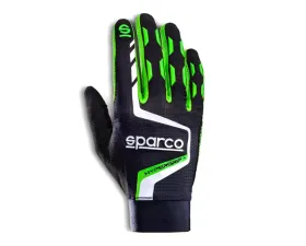 Sparco Hypergrip+ Gloves - 12-X-Large Black/Green