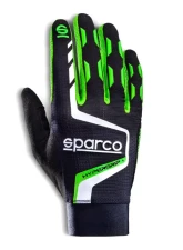 Sparco Hypergrip+ Gloves - 12-X-Large Black/Green                                     - 00209511NRVF - Image 3