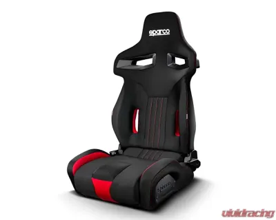 Sparco R333 Street Tuner Seat 2021 - Black/Red - 009011NRRS