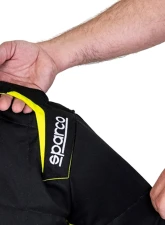 Sparco Sprint Racing Suit Standard Cuff Black/Green                                     - 00109354NRVF - Image 2