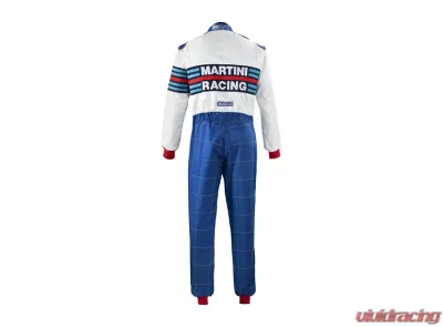 Sparco Martini Competition Racing Suit Blue - 001144MR52AZ