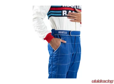 Sparco Martini Competition Racing Suit Blue - 001144MR52AZ