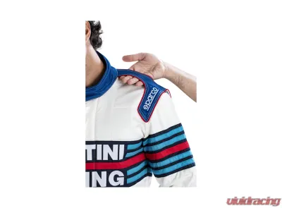 Sparco Martini Competition Racing Suit Blue - 001144MR52AZ