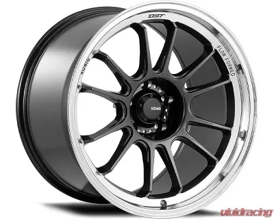 Konig Hypergram Wheel 16x7.5 4X100 Et38 Metallic Carbon W/ Machined Lip - HG76100386