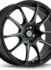 Konig Illusion Wheel 15X6.5 4X100 Et38 Black/Ball Cut Machine                                     - IL56100385 - Image 2