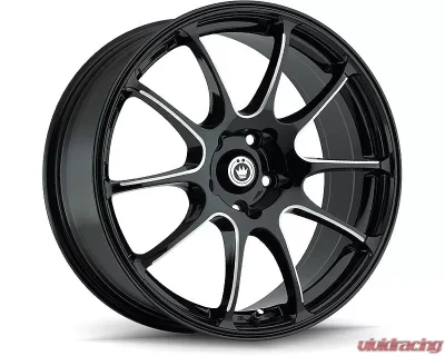 Konig Illusion Wheel 15X6.5 4X100 Et38 Black/Ball Cut Machine - IL56100385