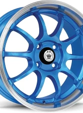 Konig Lightning Wheel 15X7 4X100 Et38 Blue/Machine Lip                                     - LI57100383 - Image 2