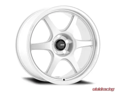 Konig Hexaform Wheels 17x8 4x108 40mm Gloss White - HF8710840W