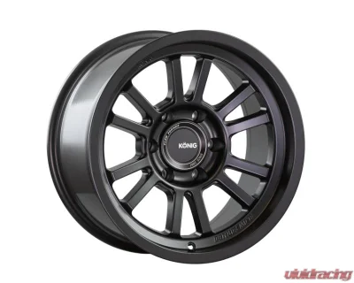 Konig Hypertrail HT1 Wheel 17x9 5x127 | 5x5 -12 Matte Black - H1975127N125