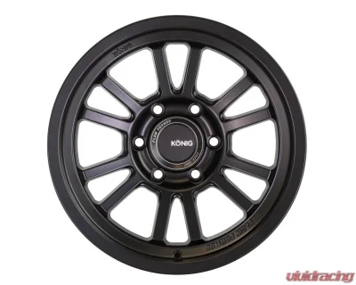 Konig Hypertrail HT1 Wheel 17x9 5x127 | 5x5 -12 Matte Black - H1975127N125