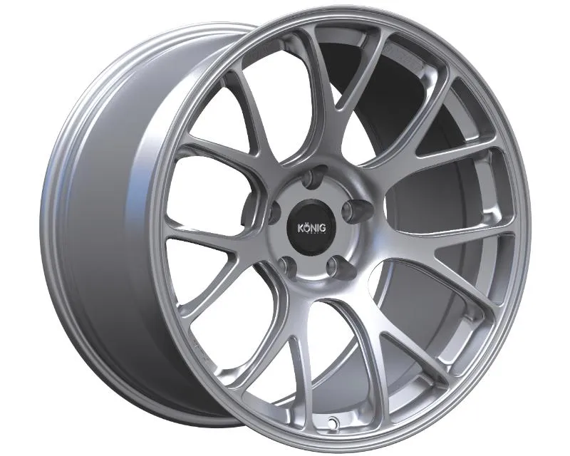 Konig F1M Wheel 18x9.5 5x114.3 25 Ash Silver F1MN851425S