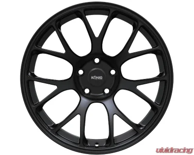 Konig F1M Wheel 18x9 5x130 46 Satin Black - F1M9853046B