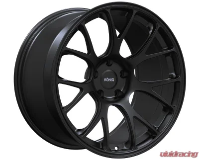 Konig F1M Wheel 18x9 5x130 46 Satin Black - F1M9853046B