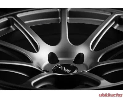 Konig Wheels Forged F5R Wheel 18x10.5 5x114.3 ET25 Ash Silver - F5RT851425S