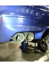 Megan Racing AxleBack Exhaust Black Chrome Tips BMW M5 F90 2018+                                     - MR-ABE-BF90-BC - Image 3