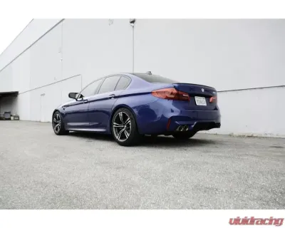 Megan Racing AxleBack Exhaust Black Chrome Tips BMW M5 F90 2018+ - MR-ABE-BF90-BC