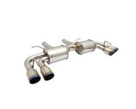 Megan Racing Catback OE-RS Burnt Rolled Quad Tip Chevrolet Camaro SS 2016-2018