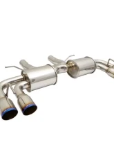 Megan Racing Catback OE-RS Burnt Rolled Quad Tip Chevrolet Camaro SS 2016-2018                                     - MR-ABE-CCA16-V2-VO - Image 5