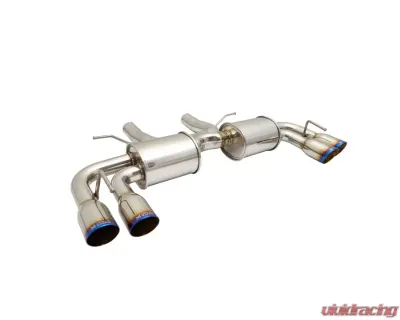 Megan Racing Catback OE-RS Burnt Rolled Quad Tip Chevrolet Camaro SS 2016-2018 - MR-ABE-CCA16-V2-VO