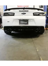 Megan Racing Catback OE-RS Burnt Rolled Quad Tip Chevrolet Camaro SS 2016-2018                                     - MR-ABE-CCA16-V2-VO - Image 3