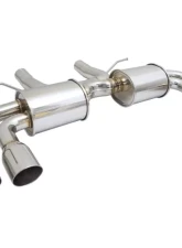 Megan Racing Catback OE-RS Stainless Quad Tip Chevrolet Camaro SS 2016-2018                                     - MR-ABE-CCA16-V2 - Image 5