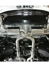 Megan Racing Catback OE-RS Stainless Quad Tip Chevrolet Camaro SS 2016-2018                                     - MR-ABE-CCA16-V2 - Image 2