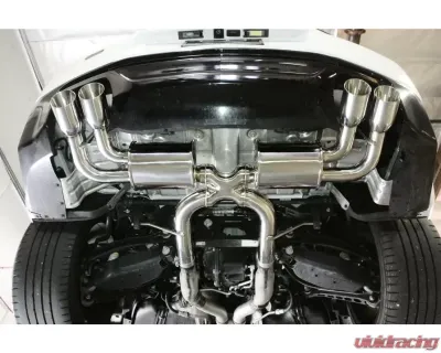 Megan Racing Catback OE-RS Stainless Quad Tip Chevrolet Camaro SS 2016-2018 - MR-ABE-CCA16-V2