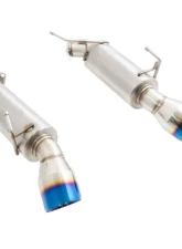 Megan Racing Dual Canister Blue Tips Axleback Exhaust System