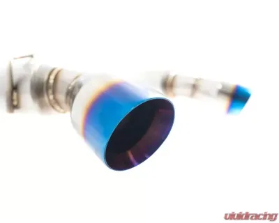 Megan Racing Dual Canister Axleback Exhaust Blue Tips RWD Infiniti G37 Coupe 3.7 VQ | Infiniti Q60 Coupe 2008-2015 - MR-ABE-IG08-BT